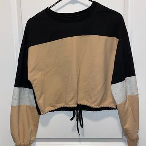 Casual crop top sweater
